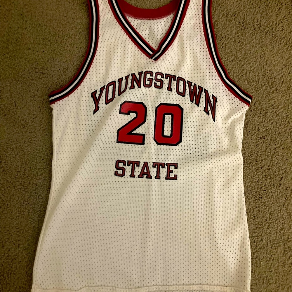 Youngstown State (0hio)#20 Red+Blk Jersey Tank